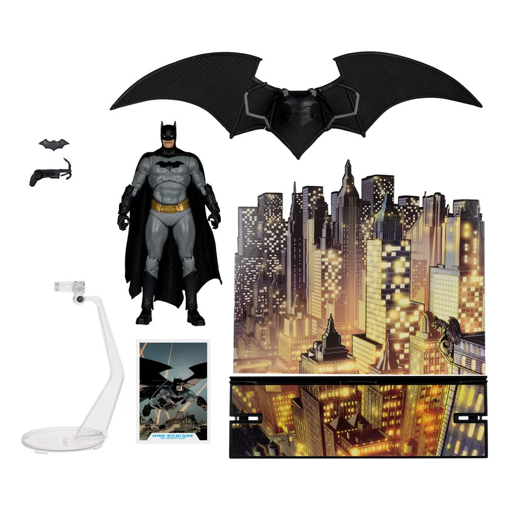 Batman with Bat-Glider The Thirteenth Hour DC Multiverse Gold Label Figurka 18 cm - Image 2