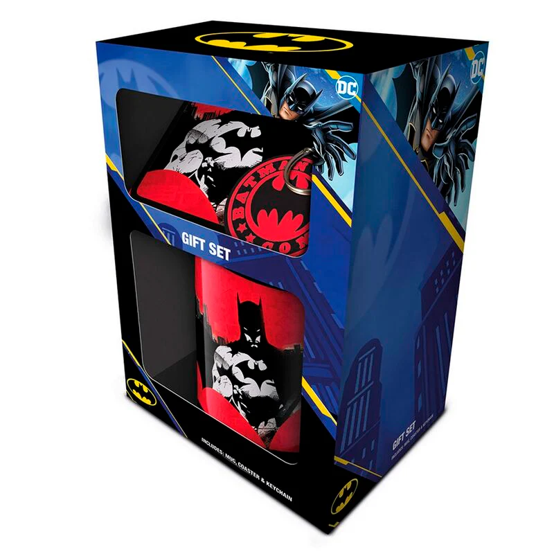 Batman Zestaw prezentowy Kubek + Podkładka + Brelok DC Comics