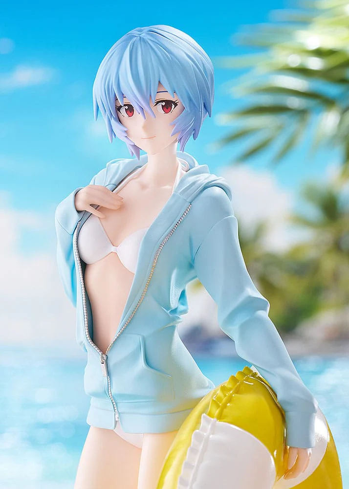 Beach Queens: Rei Ayanami Rebuild of Evangelion Pop Up Parade L Figurka 22 cm - Image 2