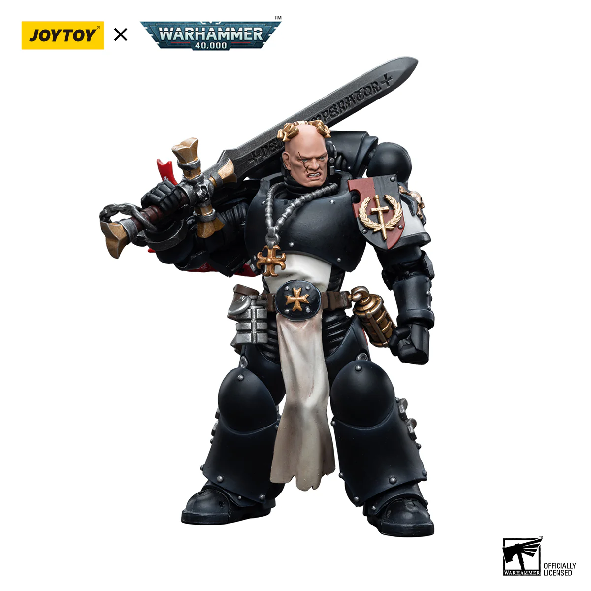 Black Templars Emperor's Champion Bayard's Revenge Warhammer 40K Figurka 12 cm - Image 3