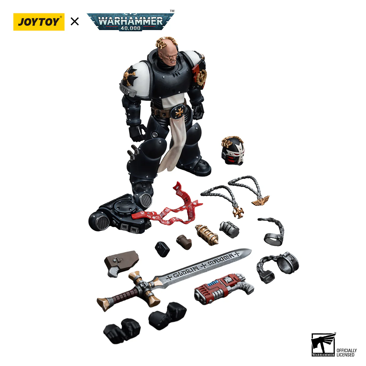 Black Templars Emperor's Champion Bayard's Revenge Warhammer 40K Figurka 12 cm - Image 5