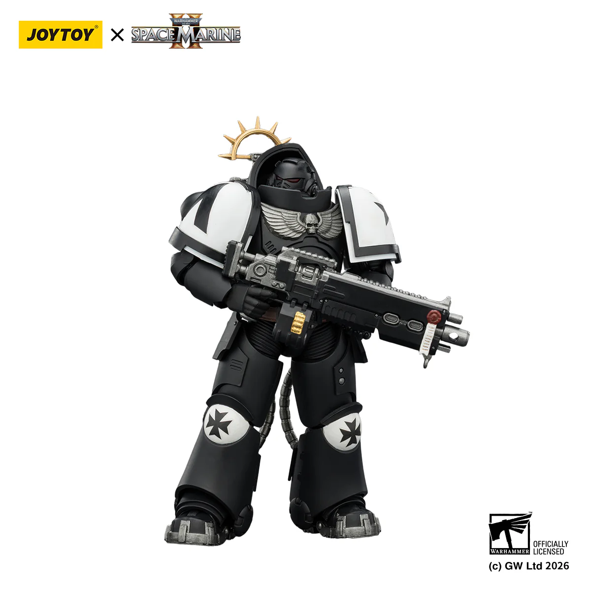 Black Templars Heavy Intercessor Game Edition Warhammer 40k 1/18 Figurka 13 cm