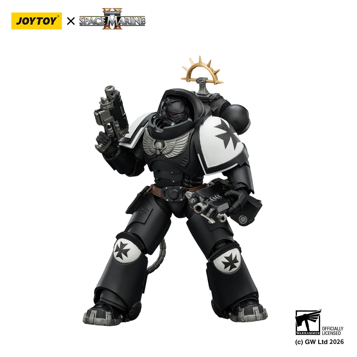 Black Templars Heavy Intercessor Game Edition Warhammer 40k 1/18 Figurka 13 cm - Image 2