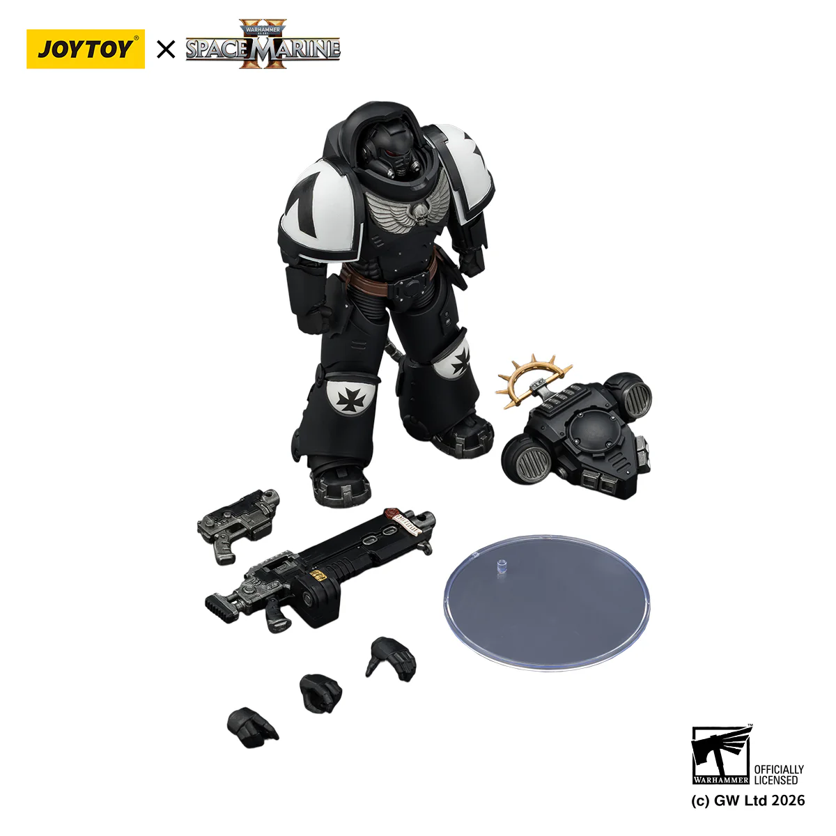 Black Templars Heavy Intercessor Game Edition Warhammer 40k 1/18 Figurka 13 cm - Image 5
