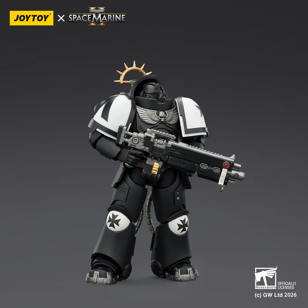 Black Templars Heavy Intercessor Game Edition Warhammer 40k 1/18 Figurka 13 cm - Image 8