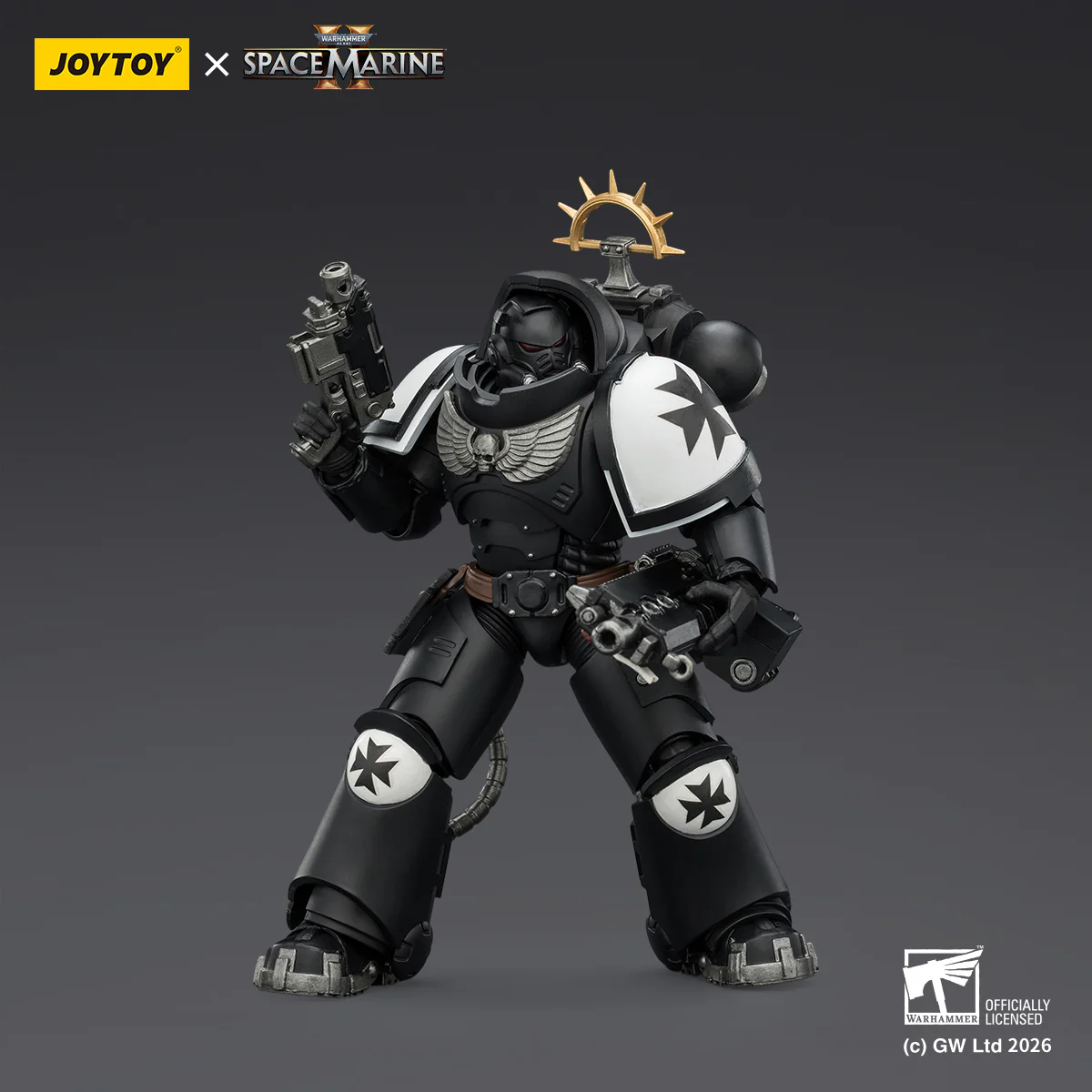 Black Templars Heavy Intercessor Game Edition Warhammer 40k 1/18 Figurka 13 cm - Image 9