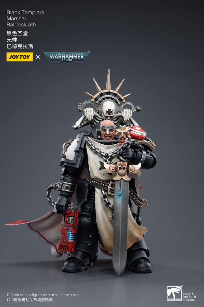Black Templars Marshal Baldeckrath Warhammer 40k 1/18 Figurka 12 cm - Image 5