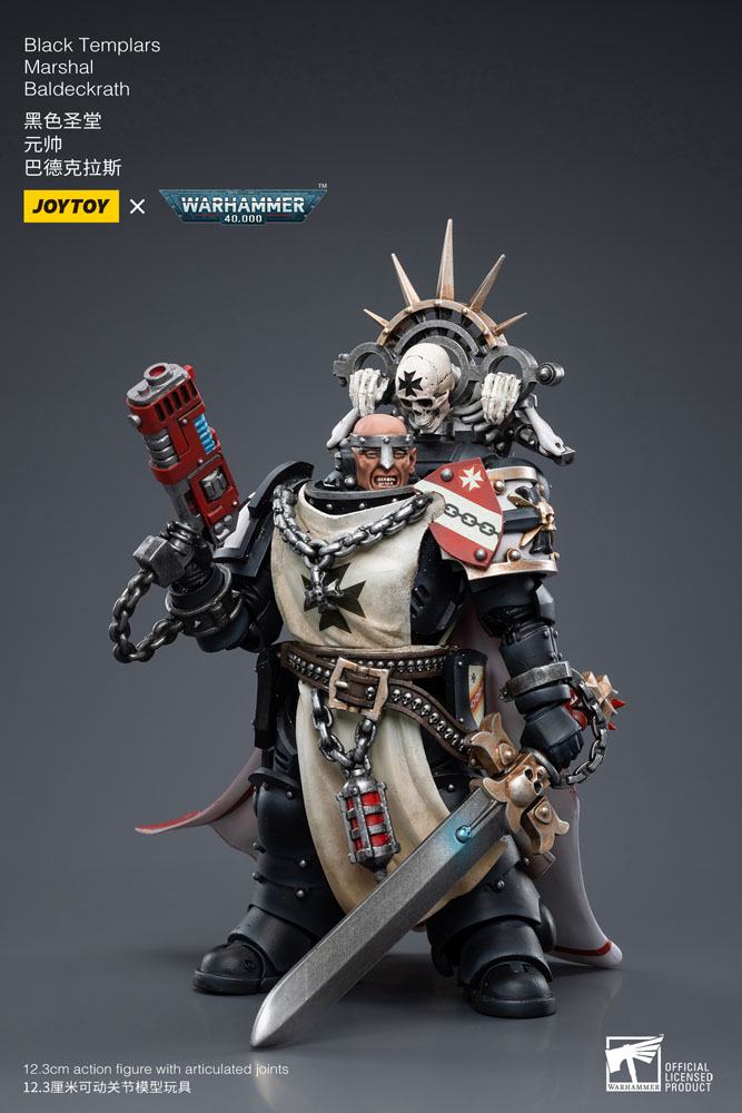 Black Templars Marshal Baldeckrath Warhammer 40k 1/18 Figurka 12 cm - Image 7