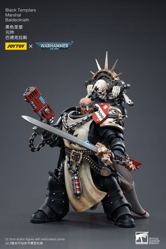 Black Templars Marshal Baldeckrath Warhammer 40k 1/18 Figurka 12 cm - Image 9
