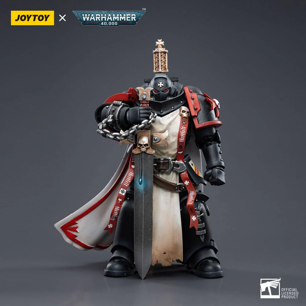 Black Templars Primaris Sword Brethren Eberwulf Warhammer 40k 1/18 Figurka 12 cm - Image 12