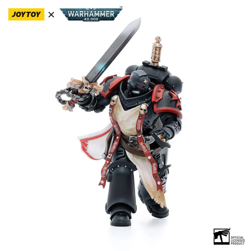 Black Templars Primaris Sword Brethren Eberwulf Warhammer 40k 1/18 Figurka 12 cm - Image 2