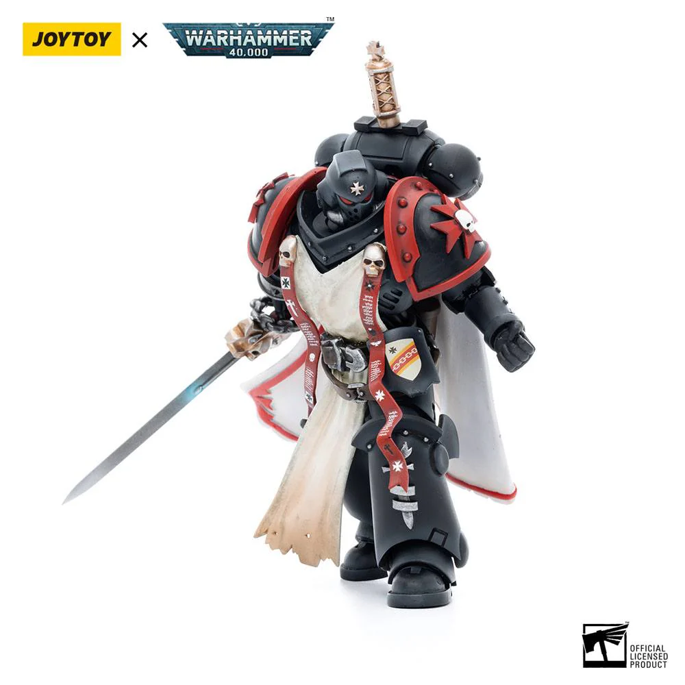 Black Templars Primaris Sword Brethren Eberwulf Warhammer 40k 1/18 Figurka 12 cm - Image 3