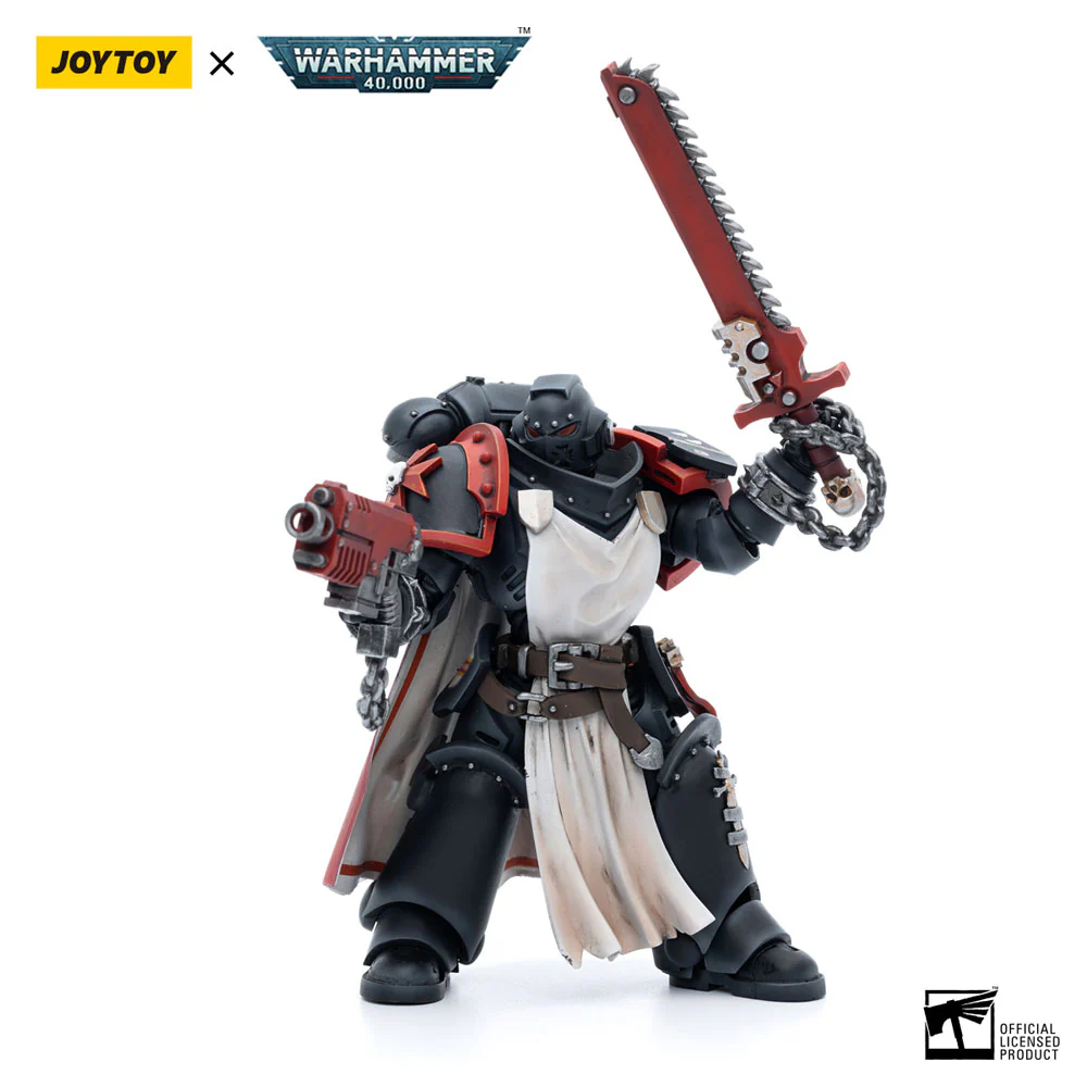 Black Templars Primaris Sword Brethren Harmund 40k 1/18 Figurka 12 cm - Image 4