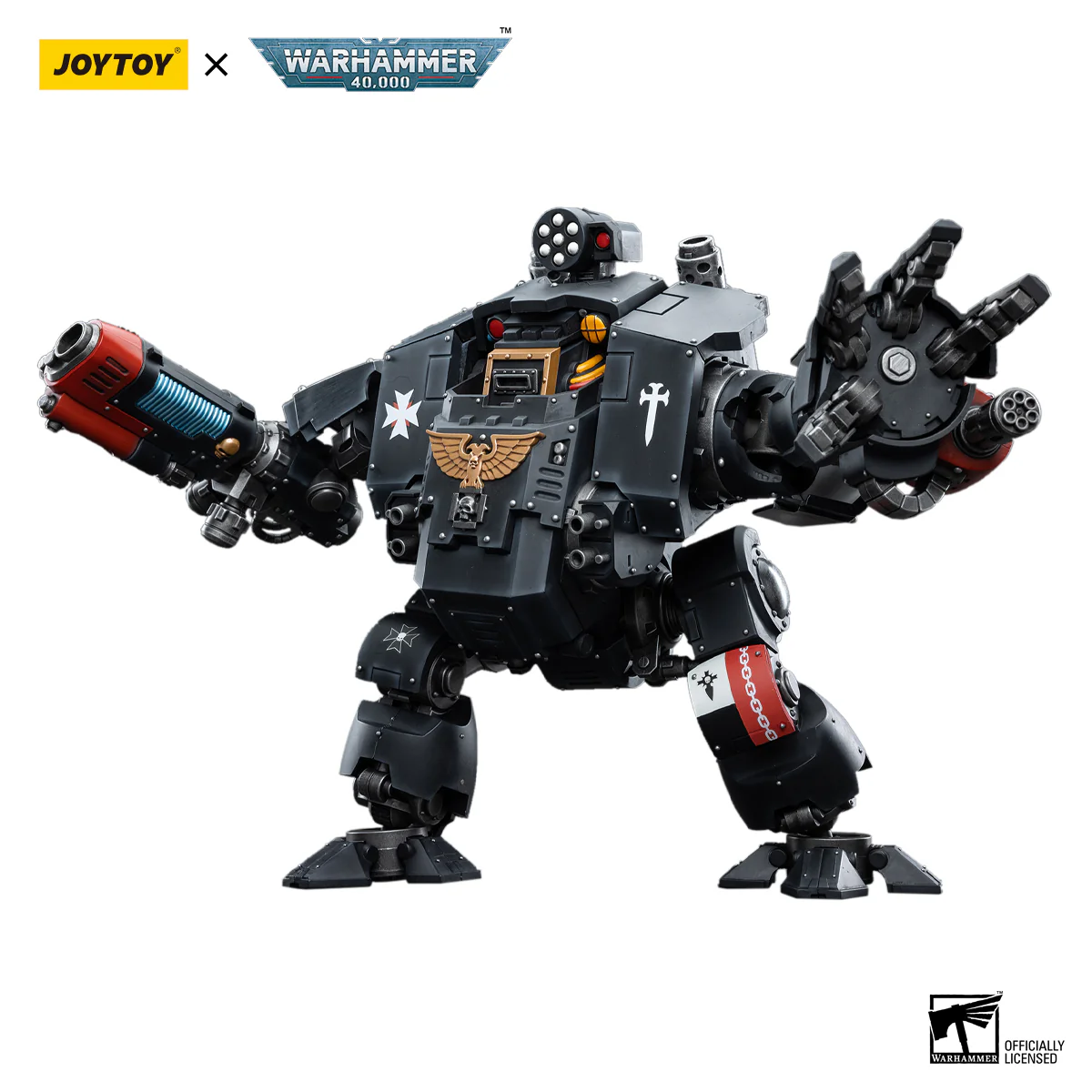 Black Templars Redemptor Dreadnought Warhammer 40k 1/18 Figurka 30 cm - Image 3