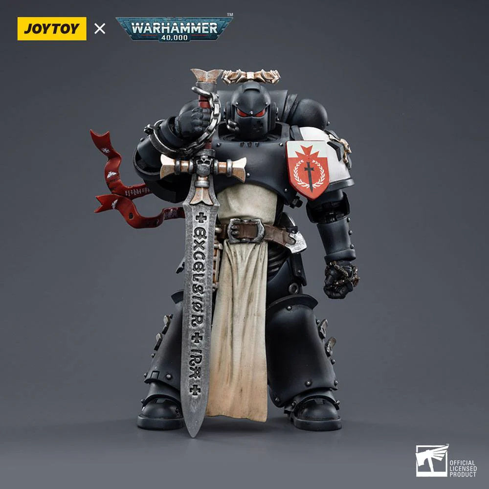 Black Templars The Emperors Champion Rolantus Warhammer 40k 1/18 Figurka 12 cm - Image 12