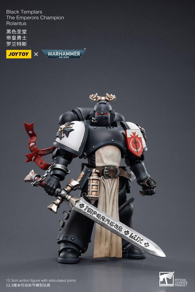 Black Templars The Emperors Champion Rolantus Warhammer 40k 1/18 Figurka 12 cm - Image 17