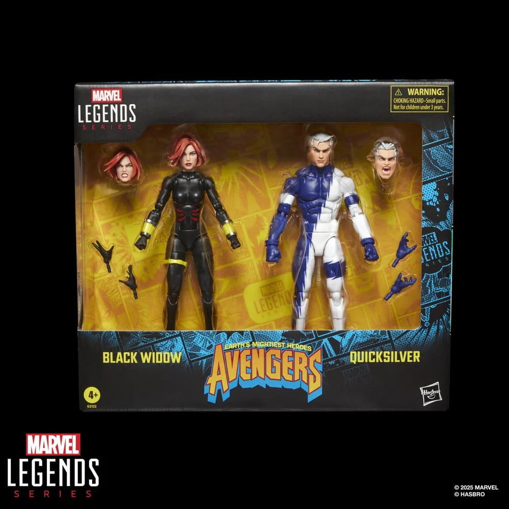 Black Widow & Quicksilver Avengers Marvel Legends 2-Pack Figurki 15 cm - Image 3
