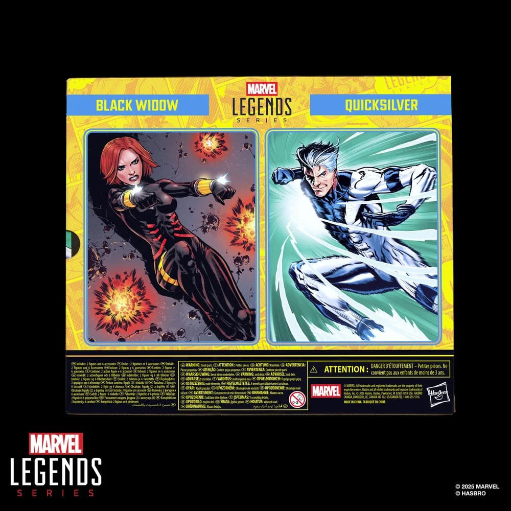 Black Widow & Quicksilver Avengers Marvel Legends 2-Pack Figurki 15 cm - Image 6
