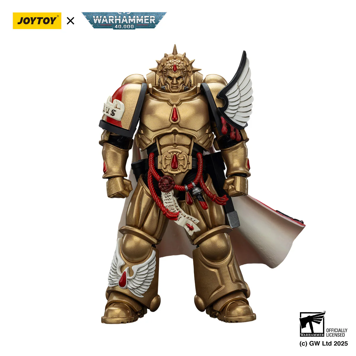 Blood Angels Captain with Heavy Bolt Pistol & Power Sword Warhammer 40k 1/18 Figurka 12 cm