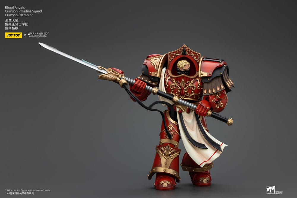 Blood Angels Crimson Paladins Squad Crimson Exemplar Warhammer The Horus Heresy 1/18 Figurka 14 cm - Image 2