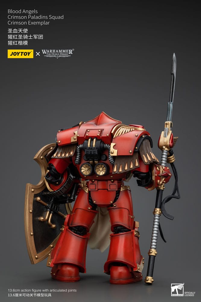 Blood Angels Crimson Paladins Squad Crimson Exemplar Warhammer The Horus Heresy 1/18 Figurka 14 cm - Image 7