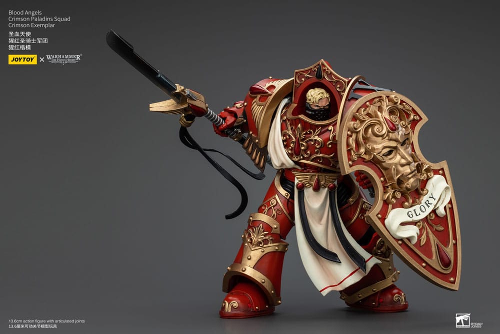 Blood Angels Crimson Paladins Squad Crimson Exemplar Warhammer The Horus Heresy 1/18 Figurka 14 cm - Image 8