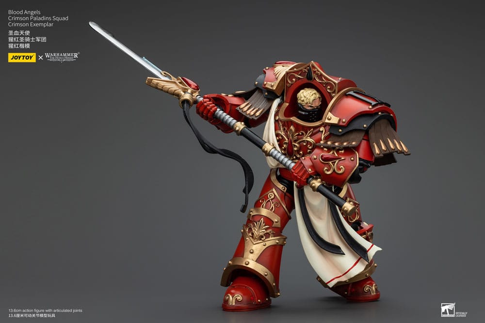 Blood Angels Crimson Paladins Squad Crimson Exemplar Warhammer The Horus Heresy 1/18 Figurka 14 cm - Image 9