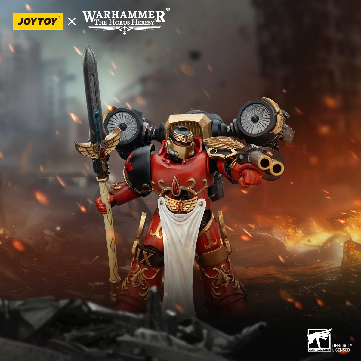 Blood Angels Dawnbreaker Cohort Dawnbreaker Champion The Horus Heresy 1/18 Figurka 13 cm - Image 11