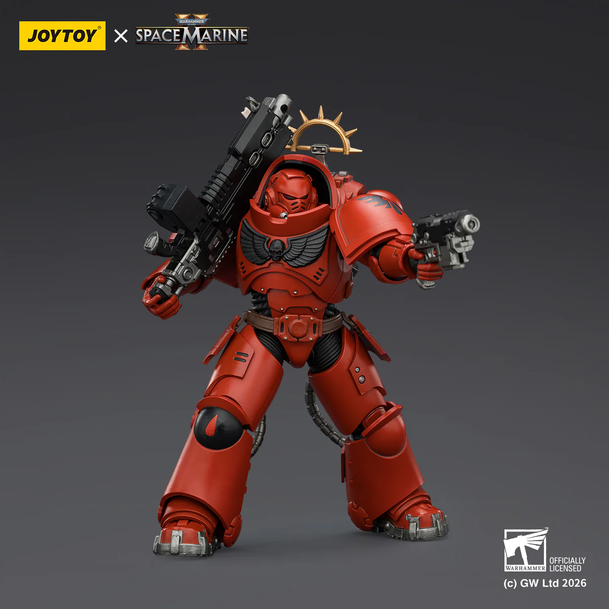 Blood Angels Heavy Intercessor Game Edition Warhammer 40k 1/18 Figurka 13 cm - Image 9