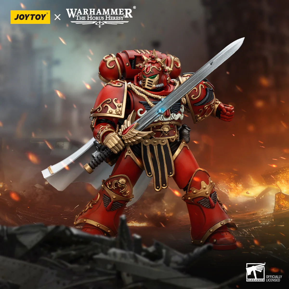 Blood Angels Legion Praetor with Paragon Blade Warhammer The Horus Heresy 1/18 Figurka 13 cm - Image 11