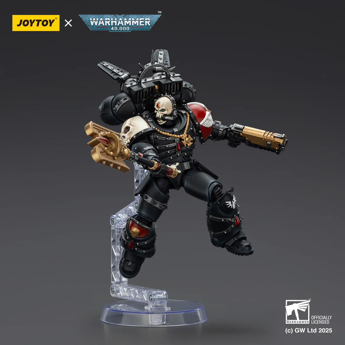 Blood Angels Lemartes With Jump Pack Blood Crozius and Absolver Bolt Pistol Warhammer 40K Figurka 12 cm - Image 9