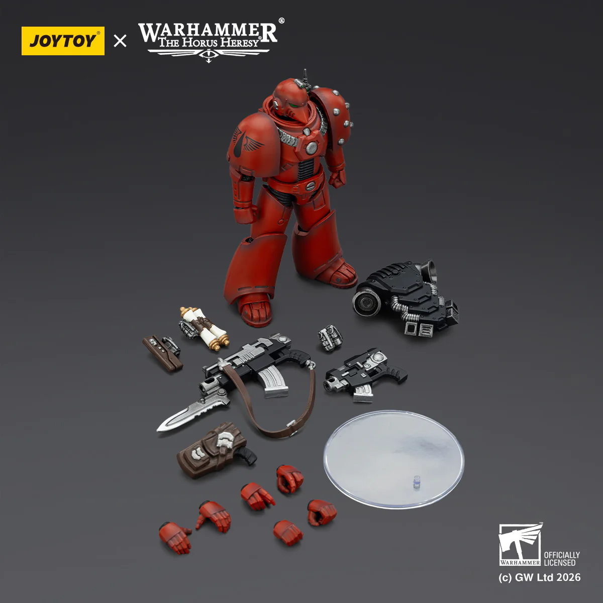 Blood Angels MKVI Tactical Legionary Warhammer The Horus Heresy 1/18 Figurka 12 cm - Image 10