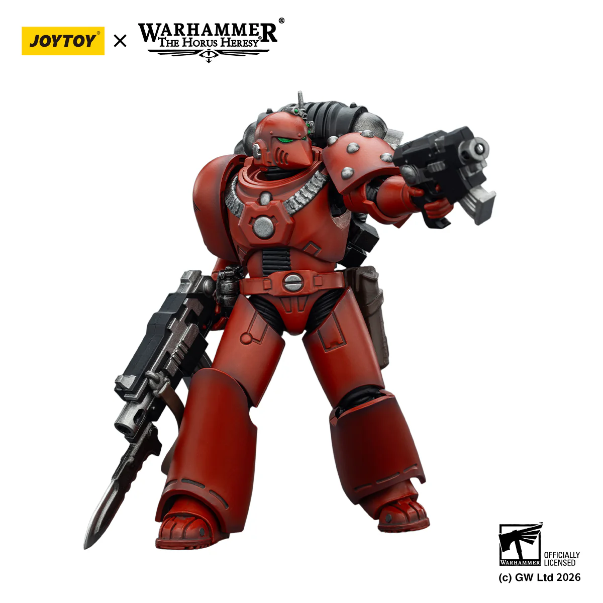 Blood Angels MKVI Tactical Legionary Warhammer The Horus Heresy 1/18 Figurka 12 cm - Image 2
