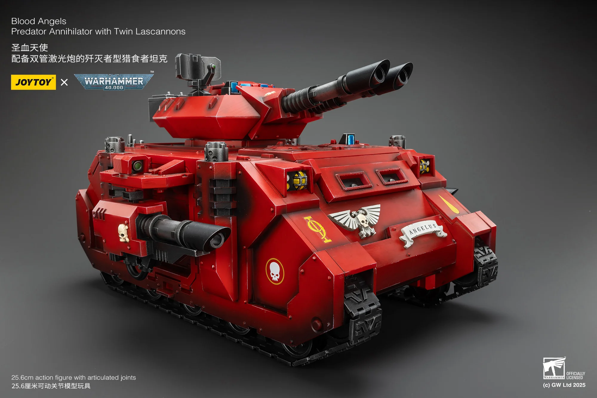 Blood Angels Predator Annihilator with Twin Lascannons Warhammer 40k 1/18 Figurka 26 cm - Image 26