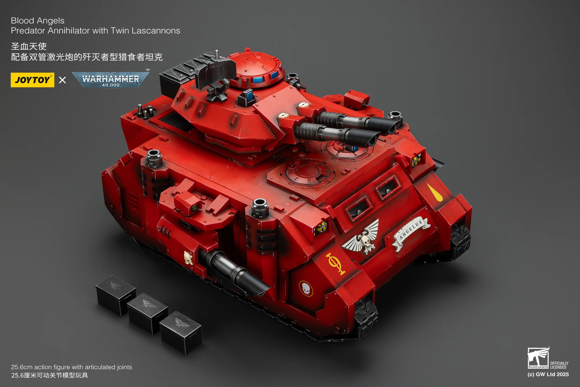 Blood Angels Predator Annihilator with Twin Lascannons Warhammer 40k 1/18 Figurka 26 cm - Image 46