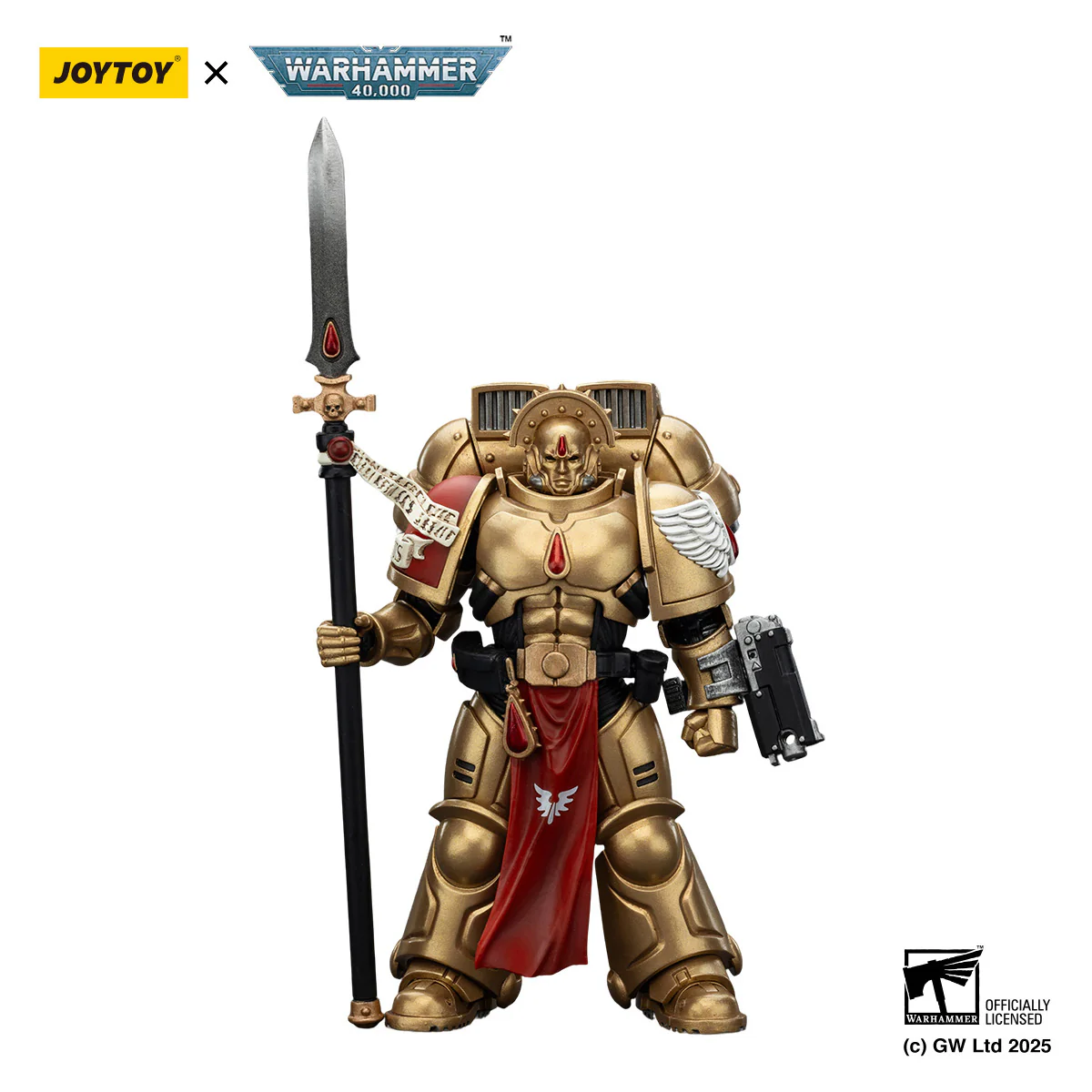 Blood Angels Sanguinary Guard 2 with Angelus Boltgun and Encarmine Spear Warhammer 40k 1/18 Figurka 12 cm