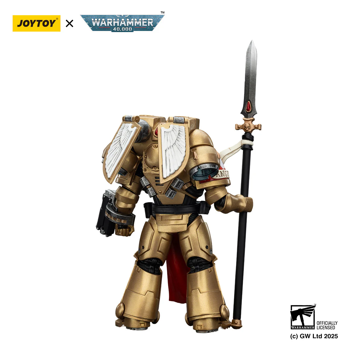 Blood Angels Sanguinary Guard 2 with Angelus Boltgun and Encarmine Spear Warhammer 40k 1/18 Figurka 12 cm - Image 3