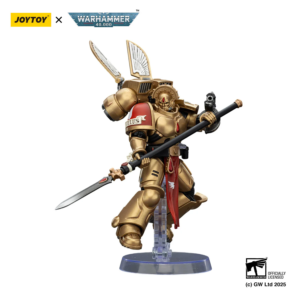 Blood Angels Sanguinary Guard 2 with Angelus Boltgun and Encarmine Spear Warhammer 40k 1/18 Figurka 12 cm - Image 4