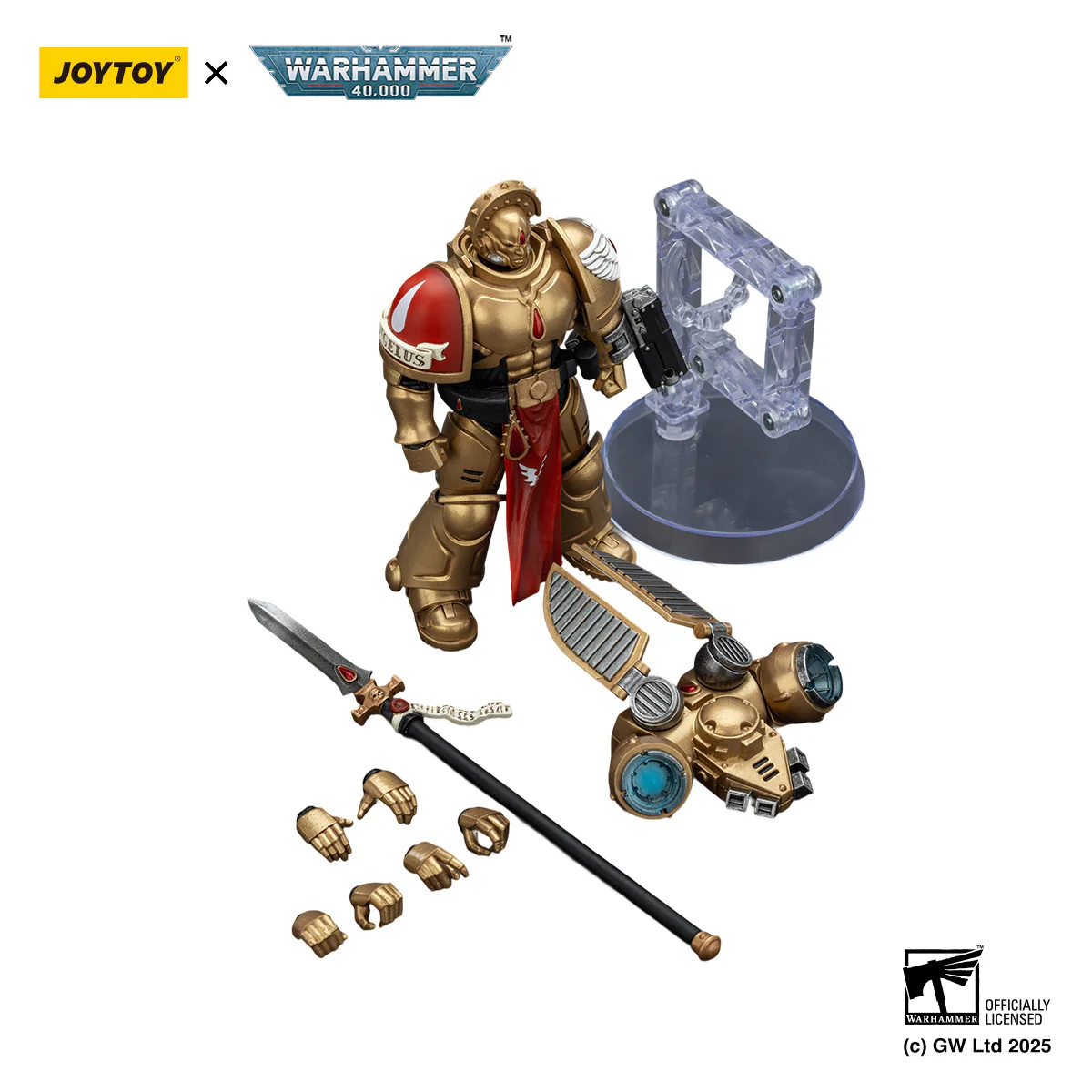 Blood Angels Sanguinary Guard 2 with Angelus Boltgun and Encarmine Spear Warhammer 40k 1/18 Figurka 12 cm - Image 5