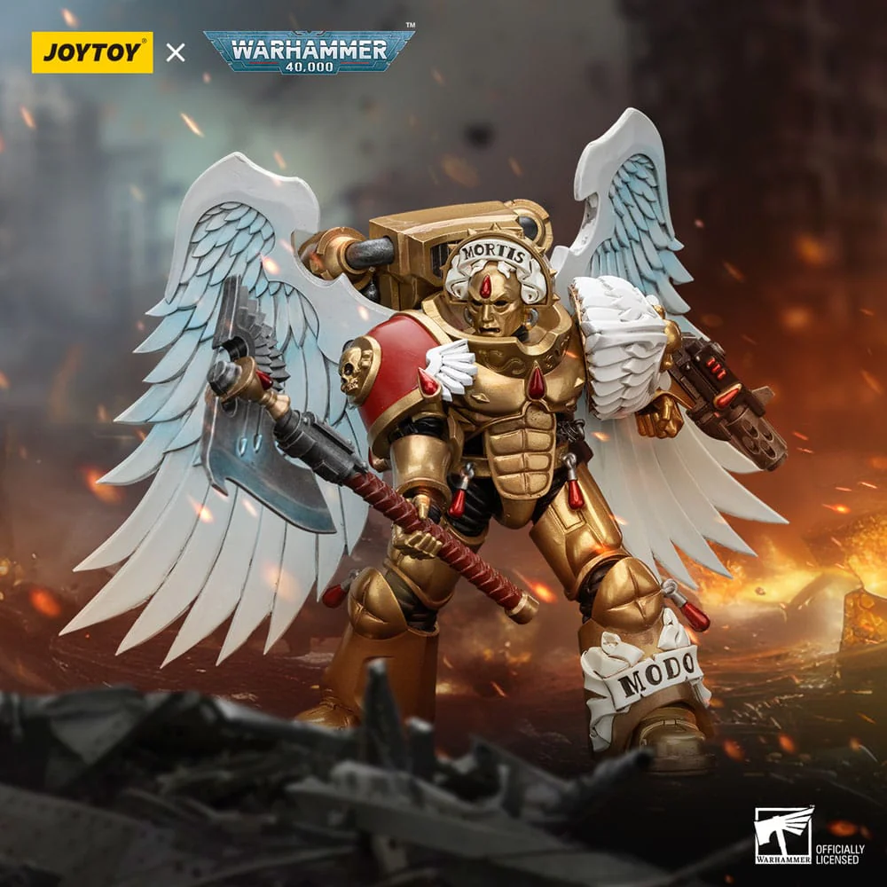 Blood Angels Sanguinary Guard with Encarmine Axe and Inferno Pistol Warhammer The Horus Heresy 40K 1/18 Figurka 12 cm - Image 11
