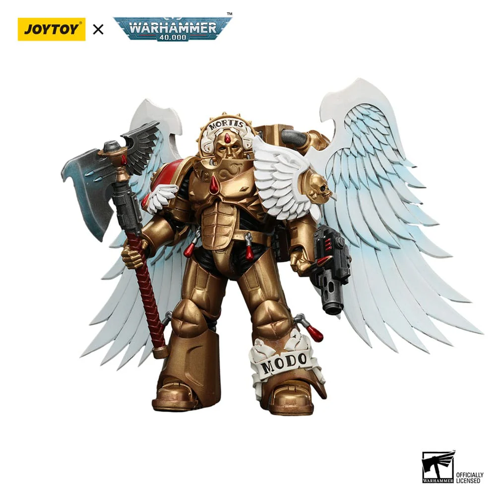 Blood Angels Sanguinary Guard with Encarmine Axe and Inferno Pistol Warhammer The Horus Heresy 40K 1/18 Figurka 12 cm - Image 8