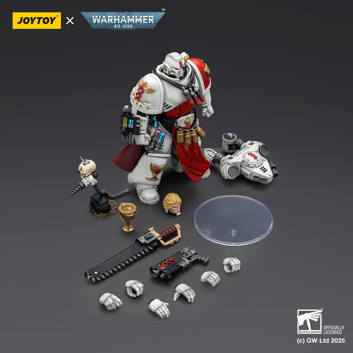 Blood Angels Sanguinary Priest with Heavy Bolt Pistol Chainsword and Narthecium Warhammer 40k 1/18 Figurka 12 cm - Image 12