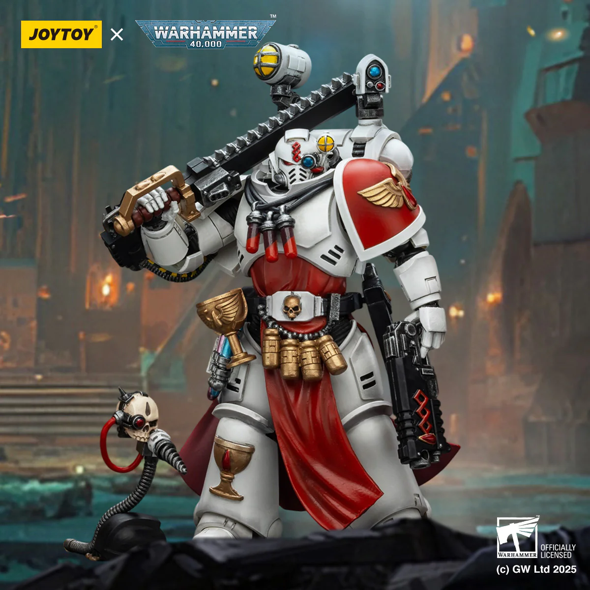 Blood Angels Sanguinary Priest with Heavy Bolt Pistol Chainsword and Narthecium Warhammer 40k 1/18 Figurka 12 cm - Image 14
