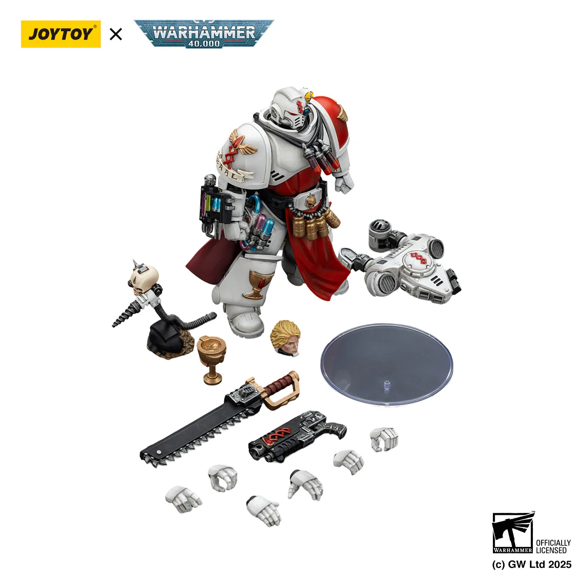 Blood Angels Sanguinary Priest with Heavy Bolt Pistol Chainsword and Narthecium Warhammer 40k 1/18 Figurka 12 cm - Image 7