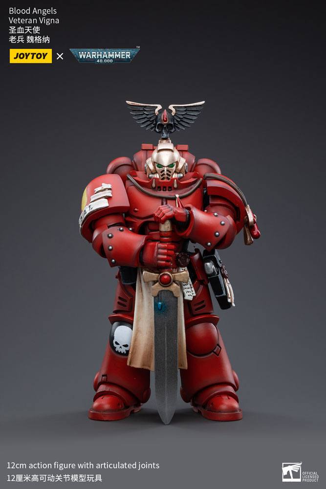 Blood Angels Veteran Vigna Warhammer 40k 1/18 Figurka 12 cm - Image 2