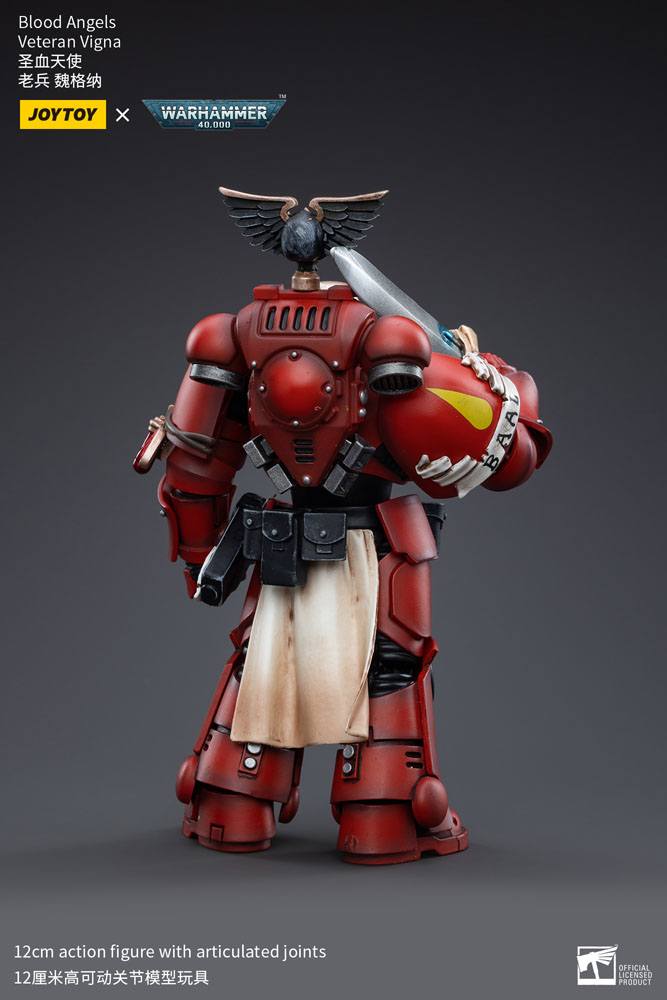 Blood Angels Veteran Vigna Warhammer 40k 1/18 Figurka 12 cm - Image 3