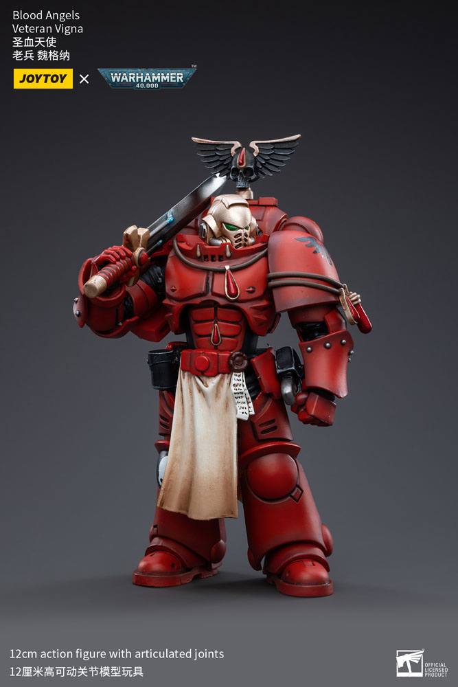 Blood Angels Veteran Vigna Warhammer 40k 1/18 Figurka 12 cm - Image 5