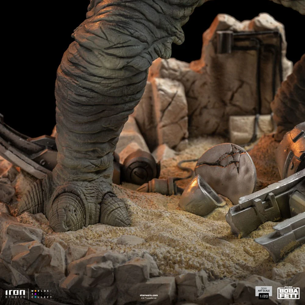 Boba Fett & Rancor Star Wars The Book of Boba Fett Demi Art 1/20 Figurka 38 cm - Image 10
