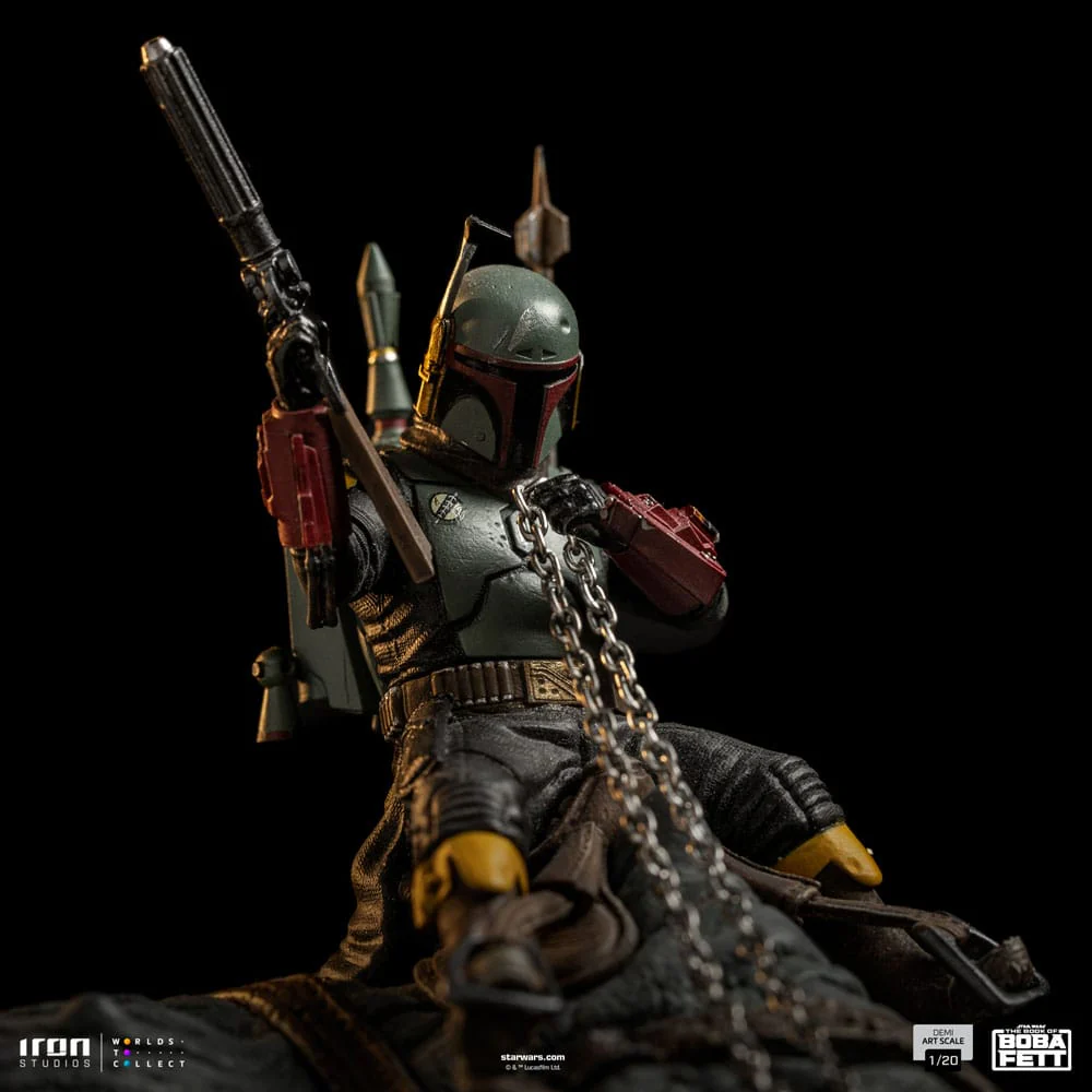 Boba Fett & Rancor Star Wars The Book of Boba Fett Demi Art 1/20 Figurka 38 cm - Image 13