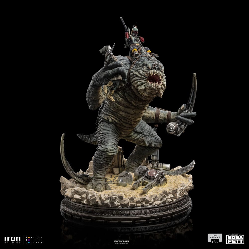 Boba Fett & Rancor Star Wars The Book of Boba Fett Demi Art 1/20 Figurka 38 cm - Image 2